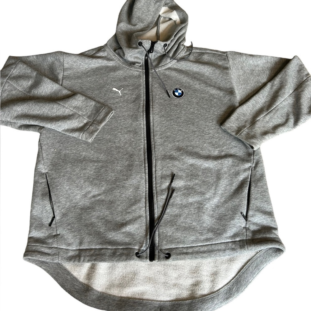 PUMA Women's BMW Motorcross Full Zip Up Hoodie Jacket